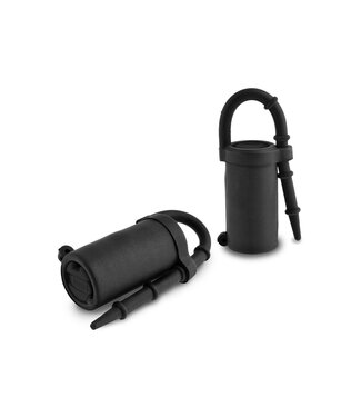 Pipedream FETISH FANTASY SERIES LIMITED EDITION VIBRATING SILICONE NIPPLE TEAZERS BLACK