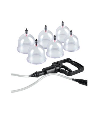 Pipedream FETISH FANTASY SERIES BEGINNER'S 6PC. CUPPING SET CLEAR