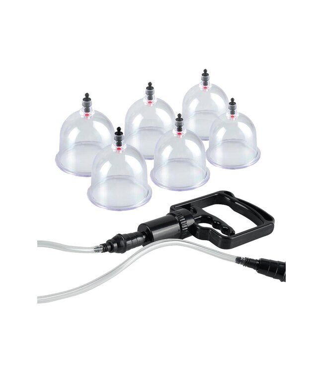 Pipedream FETISH FANTASY SERIES BEGINNER'S 6PC. CUPPING SET CLEAR