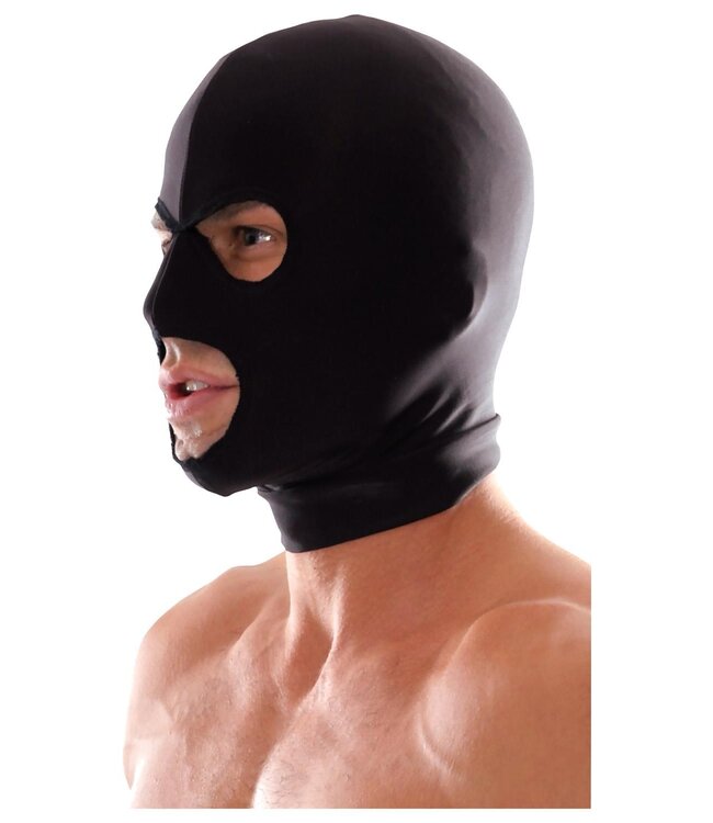 Pipedream FETISH FANTASY SERIES SPANDEX 3 HOLE HOOD BLACK