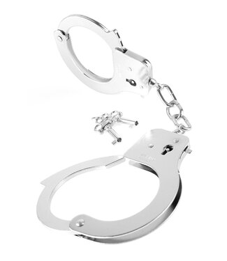 Pipedream FETISH FANTASY SERIES DESIGNER METAL HANDCUFFS SILVER