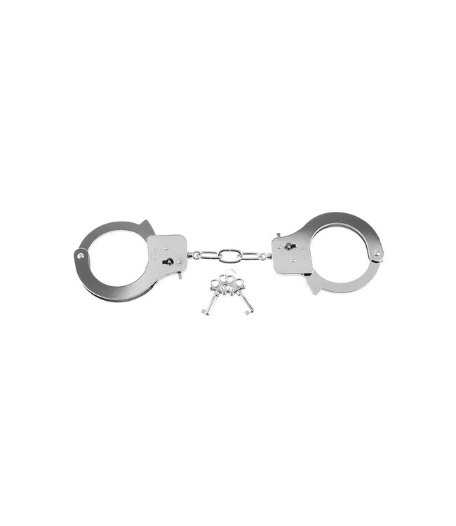Pipedream FETISH FANTASY SERIES DESIGNER METAL HANDCUFFS SILVER