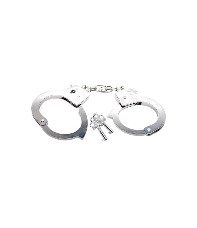 Pipedream FETISH FANTASY SERIES BEGINNER'S METAL CUFFS SILVER
