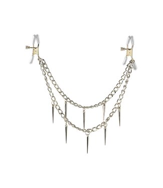 Pipedream FETISH FANTASY SERIES ROCK HARD NIPPLE CLAMPS SILVER