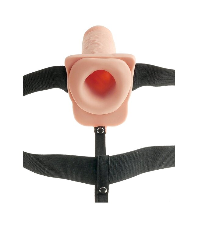 Pipedream FETISH FANTASY SERIES 7 INCH HOLLOW STRAP-ON LIGHT