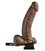 Pipedream FETISH FANTASY SERIES 7 INCH HOLLOW STRAP-ON WITH BALL BROWN