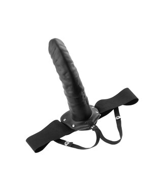 Pipedream FETISH FANTASY SERIES 8 INCH HOLLOW STRAP-ON BLACK