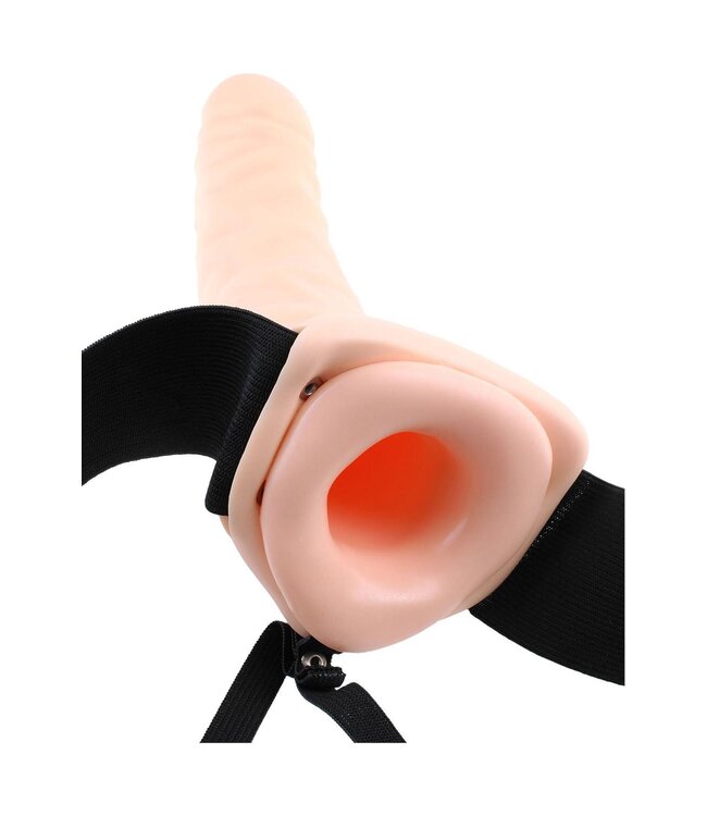 Pipedream FETISH FANTASY SERIES 8 INCH HOLLOW STRAP-ON LIGHT