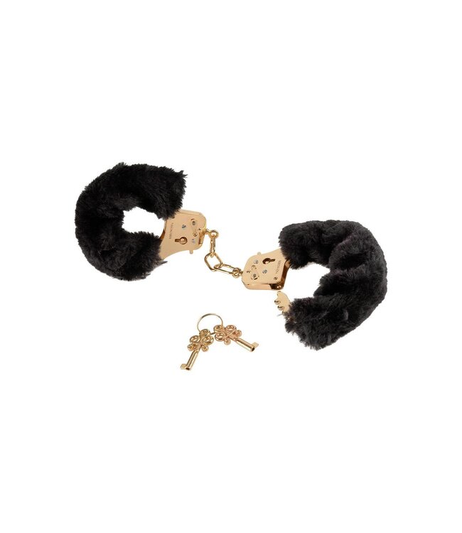Pipedream FETISH FANTASY GOLD DELUXE FURRY CUFFS GOLD