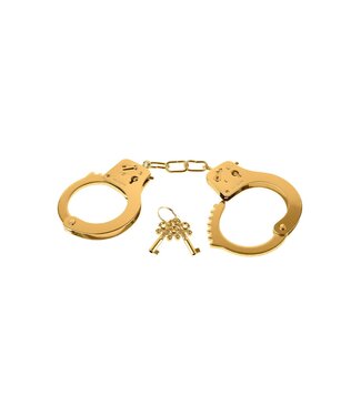 Pipedream FETISH FANTASY GOLD METAL CUFFS GOLD