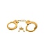 Pipedream FETISH FANTASY GOLD METAL CUFFS GOLD