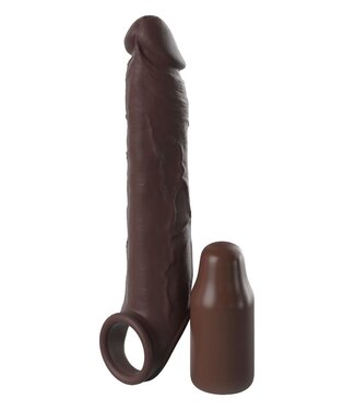 Pipedream FANTASY X-TENSIONS ELITE 7 INCH EXTENSION WITH STRAP BROWN