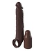 Pipedream FANTASY X-TENSIONS ELITE 7 INCH EXTENSION WITH STRAP BROWN