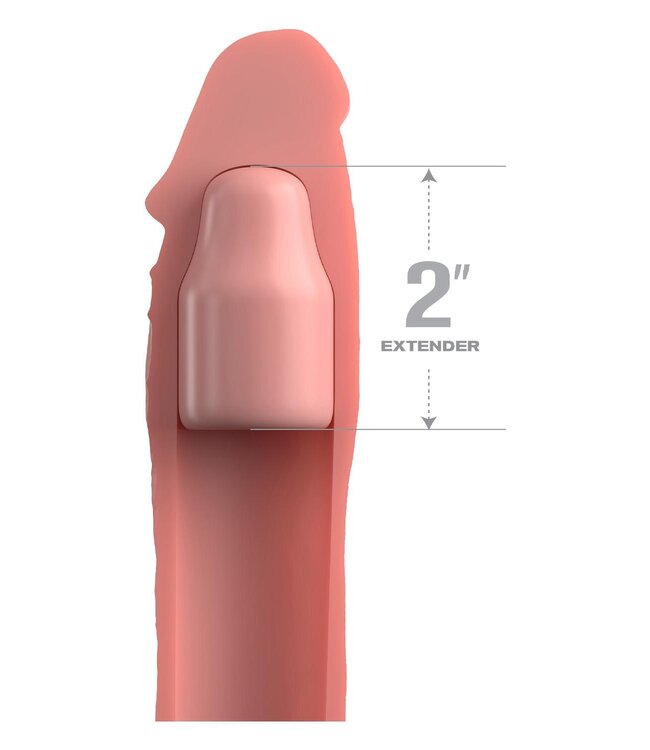 Pipedream FANTASY X-TENSIONS ELITE 6 INCH EXTENSION WITH STRAP LIGHT