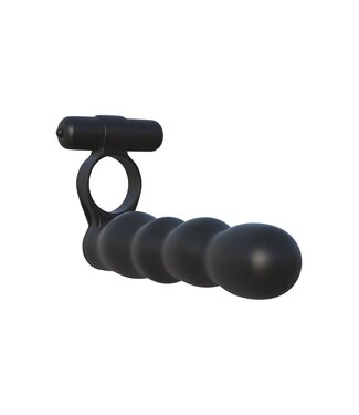 Pipedream FANTASY C-RINGZ POSABLE PARTNER DOUBLE PENETRATOR BLACK