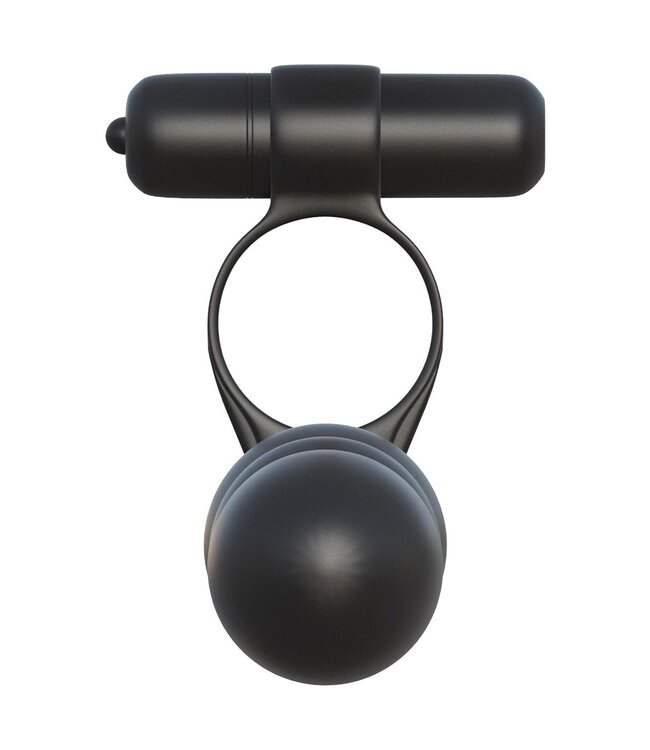 Pipedream FANTASY C-RINGZ POSABLE PARTNER DOUBLE PENETRATOR BLACK