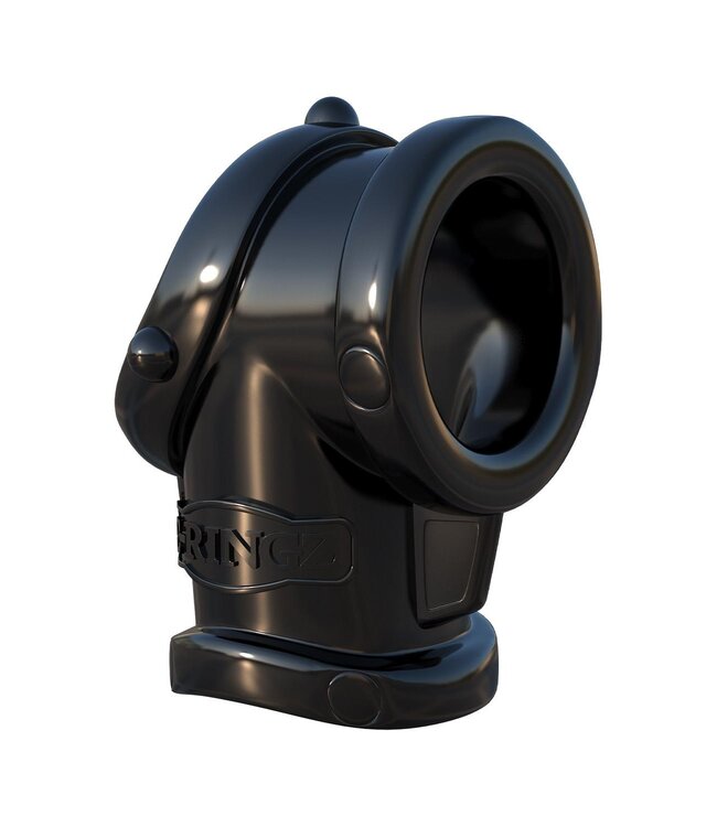 Pipedream FANTASY C-RINGZ COCK PIPE WITH BALL-STRETCHER BLACK