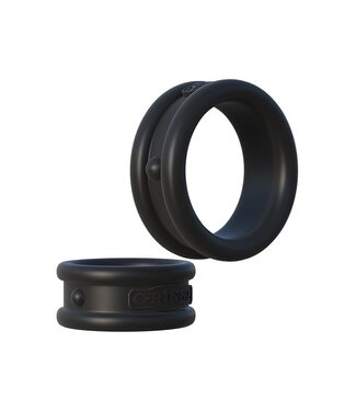 Pipedream FANTASY C-RINGZ MAX-WIDTH SILICONE RINGS BLACK