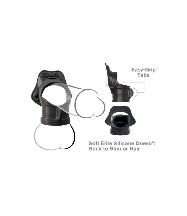 Pipedream FANTASY C-RINGZ ROCK HARD RING & BALL-STRETCHER BLACK