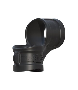 Pipedream FANTASY C-RINGZ MR. BIG COCK RING AND BALL STRETCHER BLACK