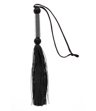 Dreamtoys BLAZE SILICONE FLOGGER WHIP BLACK