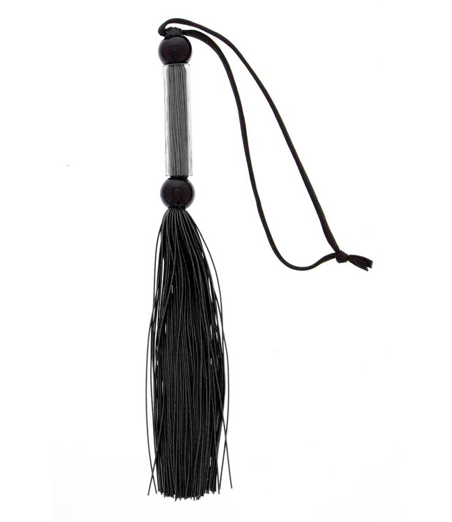Dreamtoys BLAZE SILICONE FLOGGER WHIP BLACK