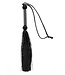 Dreamtoys BLAZE SILICONE FLOGGER WHIP BLACK