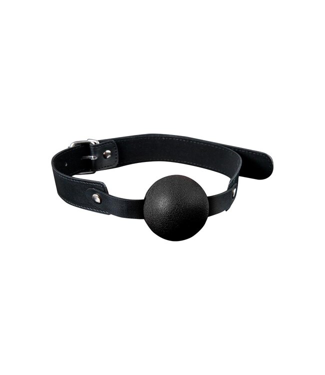Guilty Pleasure BDSM GP SOLID SILICONE BALL GAG BLACK