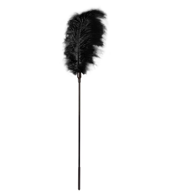 Guilty Pleasure BDSM GP LARGE FEATHER TICKLER BLACK