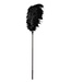 Guilty Pleasure BDSM GP LARGE FEATHER TICKLER BLACK