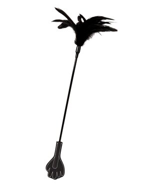 Guilty Pleasure BDSM GP FEATHER CROP BLACK