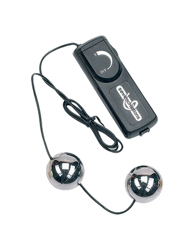 Seven Creations ORGASM VIBRATING BALL - SILVER