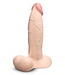 b-Vibe B-VIBE SLIPSKIN REALISTIC SILICONE DILDO 9 INCH GIRTHY CREAM