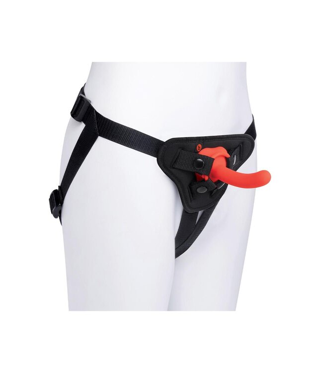 b-Vibe B-VIBE BEGINNERS STRAP-ON HARNESS SET WITH 5 INCH SILICONE DILDO PEG