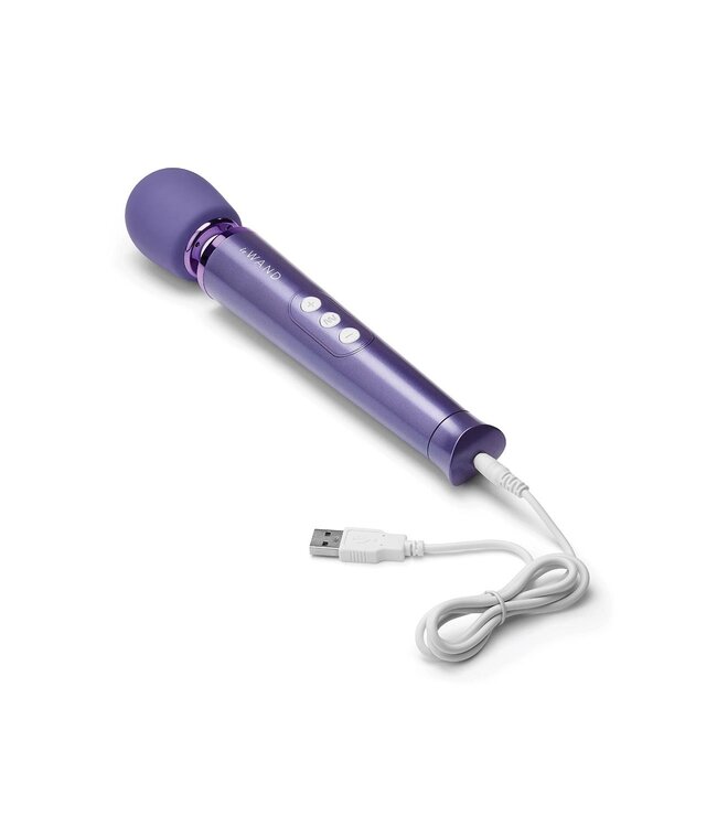 le WAND LE WAND PETITE RECHARGEABLE VIBRATING MASSAGER - VIOLET