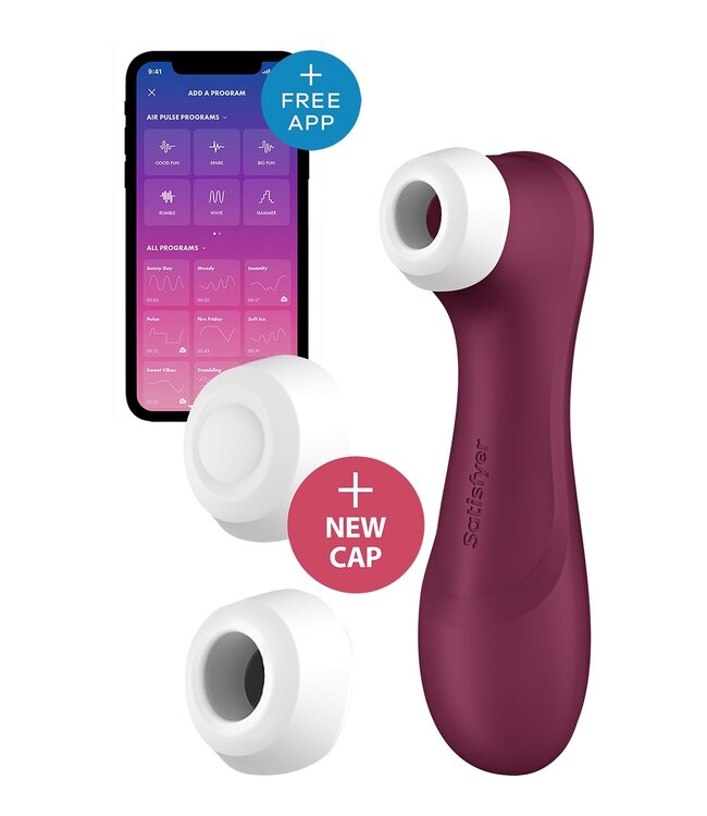 Satisfyer SATISFYER PRO 2 GENERATION 3<br />
 CONNECT APP WINE RED