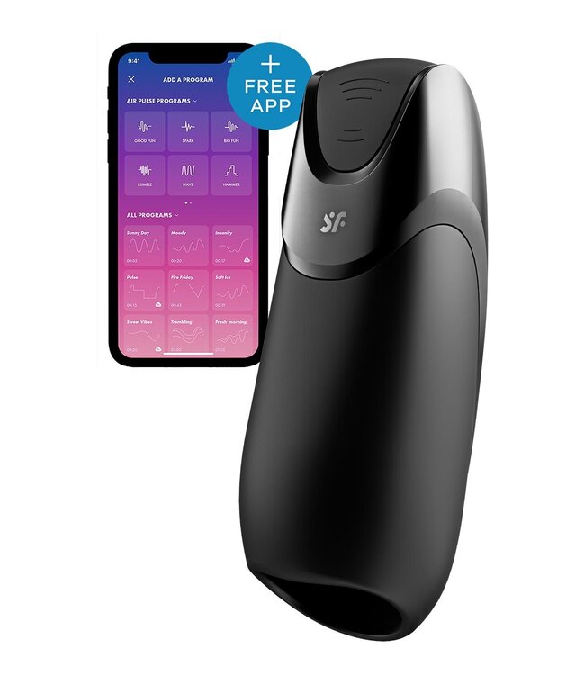 Satisfyer SATISFYER MEN VIBRATION+ CONNECT APP BLACK