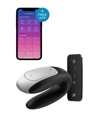 Satisfyer SATISFYER DOUBLE FUN CONNECT APP BLACK