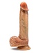 Blush RENAISSANCE RAPHAEL 9.5 INCH SLIDING FORESKIN DILDO WITH SQUEEZABLE BALLS TAN