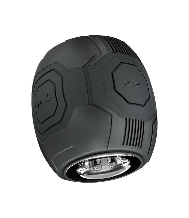Blush M FOR MEN DOME X VIBRATING MASTURBATOR BLACK