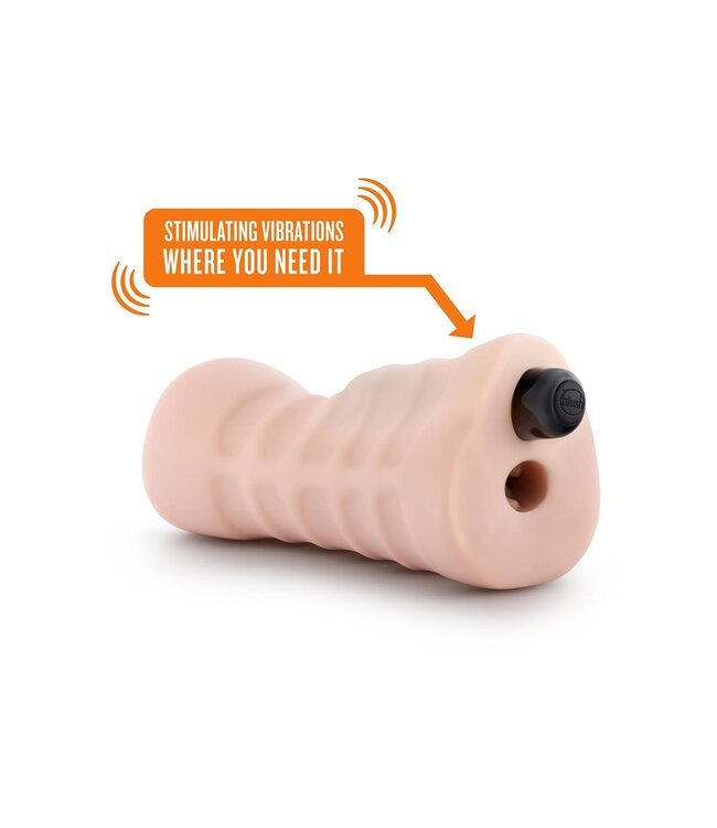 Blush ENLUST NICOLE VIBRATING STROKER BEIGE