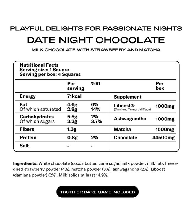 The Oh Collective The Oh Collective - Date Night Chocolade - Matcha