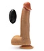 Blush DR. SKIN SILICONE DR. PHILLIPS 8.5 INCH THRUSTING DILDO TAN