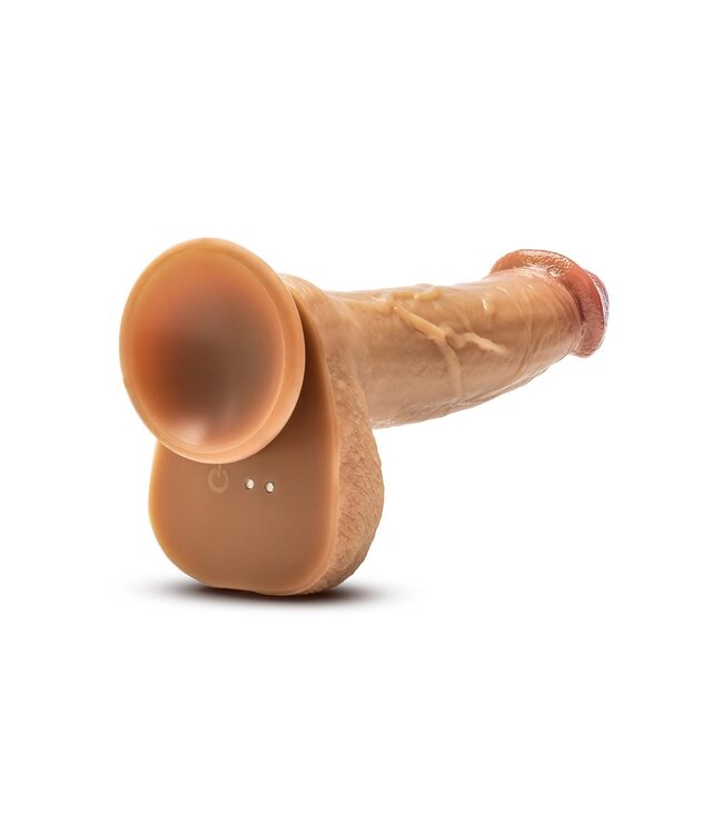 Blush DR. SKIN SILICONE DR. PHILLIPS 8.5 INCH THRUSTING DILDO TAN