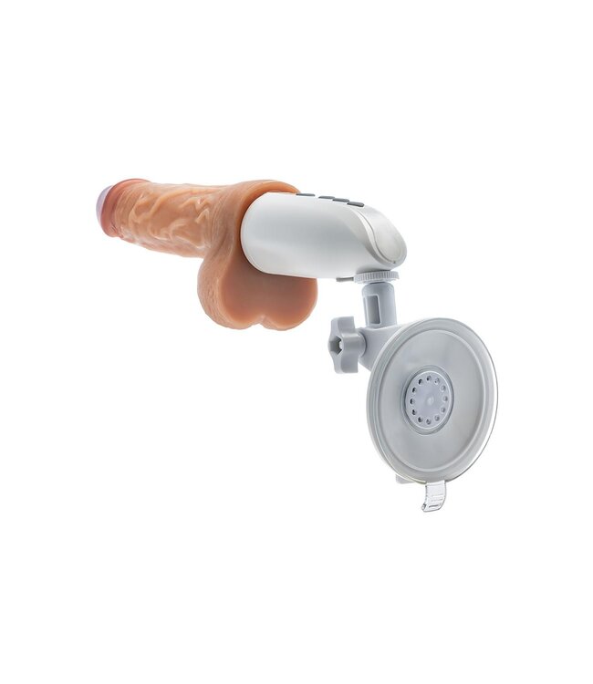 Blush DR. SKIN SILICONE DR. HAMMER 7 INCH THRUSTING DILDO WITH HANDLE BEIGE