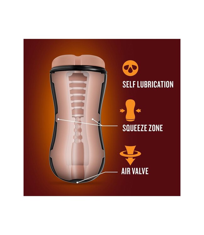 Blush COVERBOY COWBOY SELF LUBRICATING STROKER BEIGE