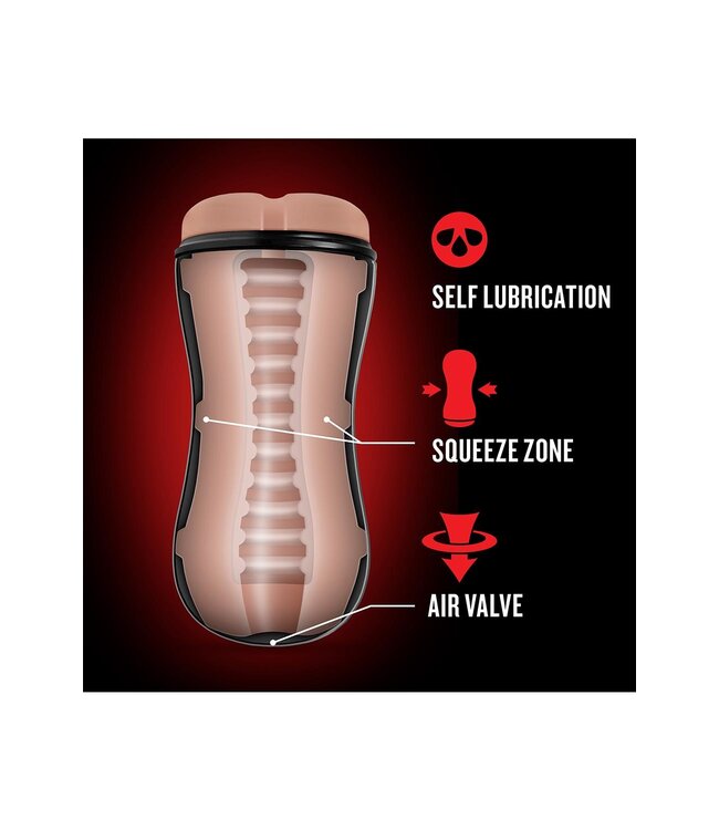 Blush COVERBOY BAD BOY NEXT DOOR  SELF LUBRICATING STROKER BEIGE