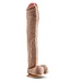Blush DR. SKIN MR. ED 13 INCH DILDO WITH BALLS BEIGE