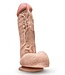 Blush DR. SKIN MR. D 8.5 INCH DILDO WITH BALLS BEIGE