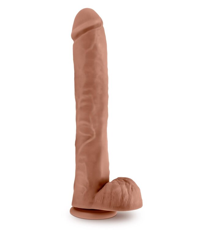 Blush AU NATUREL DADDY 14 INCH DILDO MOCHA